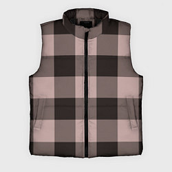 Мужской жилет Темная пыльная роза паттерн, цвет: 3D-черный