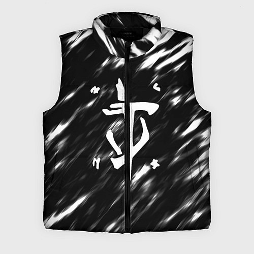 Мужской жилет Doom штрихи красок / 3D-Черный – фото 1