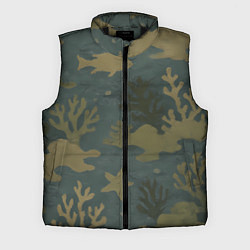 Мужской жилет Подводный камуфляж из рыб