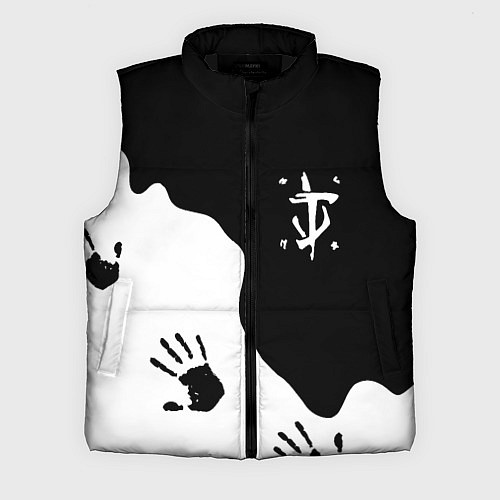 Мужской жилет Doom отпечатки демона / 3D-Черный – фото 1
