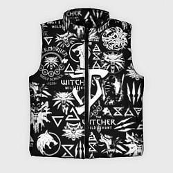 Мужской жилет Doom логотипы ведьмак, цвет: 3D-черный