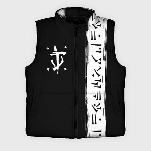 Мужской жилет Doom символы марса / 3D-Черный – фото 1