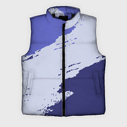 Мужской жилет Сине-голубые неравномерные полосы