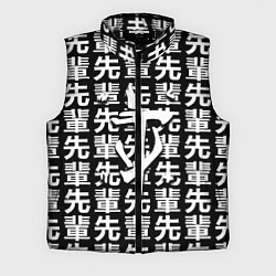 Мужской жилет Doom logo japan, цвет: 3D-черный