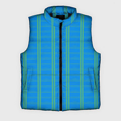 Мужской жилет Color light blue cage