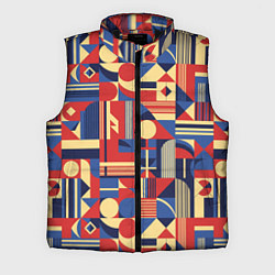 Мужской жилет Геометрический карнавал, цвет: 3D-черный