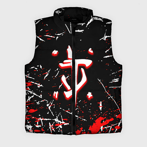 Мужской жилет Doom краски штрихи / 3D-Черный – фото 1