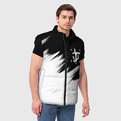 Мужской жилет Doom краски черно белый, цвет: 3D-черный — фото 2