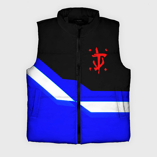 Мужской жилет Doom sport geometry / 3D-Черный – фото 1