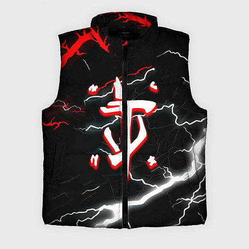 Мужской жилет Doom шторм текстура / 3D-Черный – фото 1