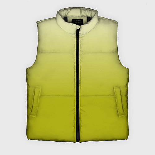 Мужской жилет Градиент лаймовый / 3D-Черный – фото 1