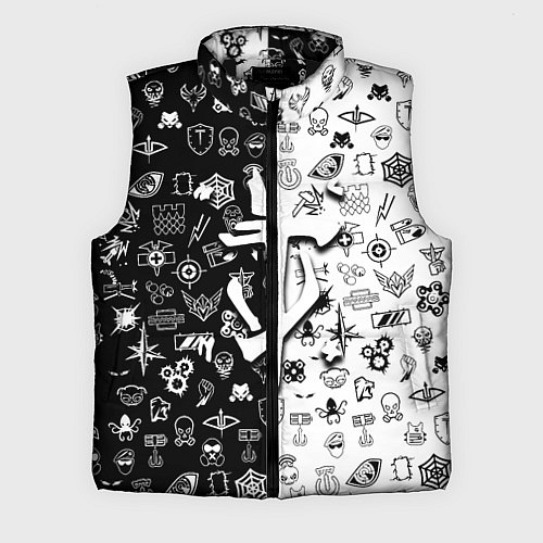 Мужской жилет Doom ачивки паттерн / 3D-Черный – фото 1