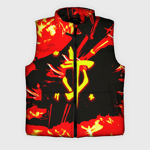 Мужской жилет Doom огненный / 3D-Черный – фото 1
