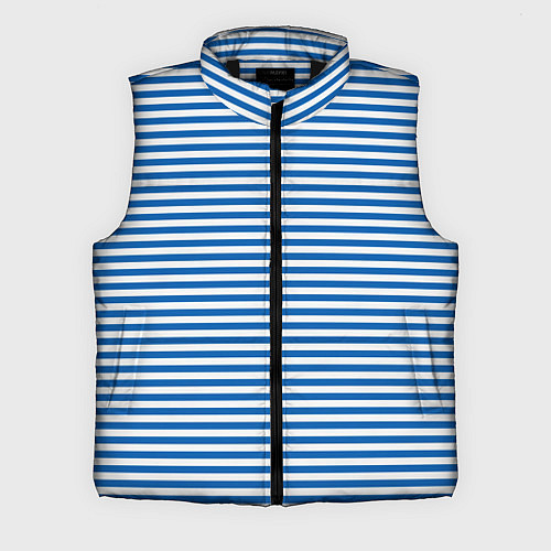 Мужской жилет Тельняшка десантника с полосами / 3D-Черный – фото 1