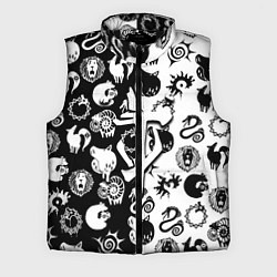 Мужской жилет Doom anime black pattern