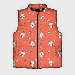 Мужской жилет Овечки в цветочках