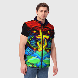 Мужской жилет Doom hyper monster, цвет: 3D-черный — фото 2
