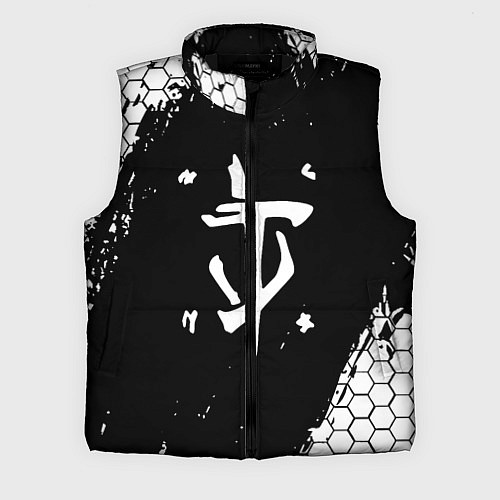 Мужской жилет Doom соты краски / 3D-Черный – фото 1