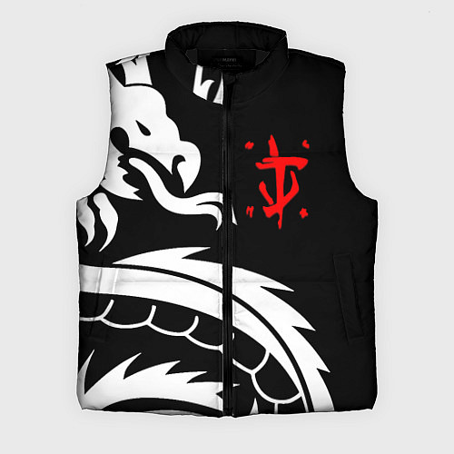 Мужской жилет Doom dragon steel / 3D-Черный – фото 1