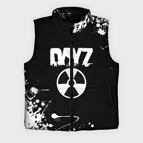 Мужской жилет Dayz брызги белых красок / 3D-Черный – фото 1