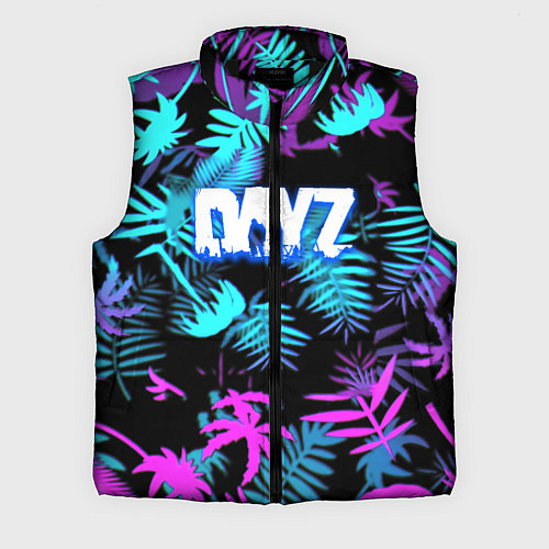 Мужской жилет Dayz неоновые тропики / 3D-Черный – фото 1