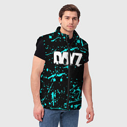 Мужской жилет Dayz голубые краски, цвет: 3D-черный — фото 2