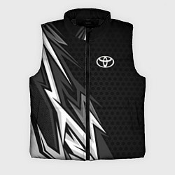 Мужской жилет Toyota - монохром, цвет: 3D-черный