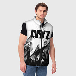 Мужской жилет Dayz текстура огонь, цвет: 3D-черный — фото 2