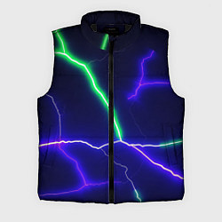 Мужской жилет Multicolored lightning, цвет: 3D-черный