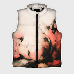 Мужской жилет Розовый взрыв абстракция