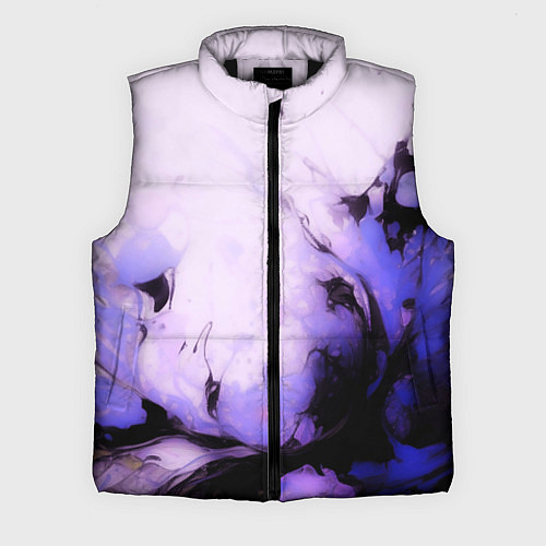 Мужской жилет Взрывной индиго светлый / 3D-Черный – фото 1