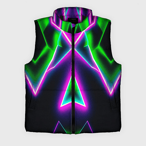 Мужской жилет Multicolored colorful color / 3D-Черный – фото 1
