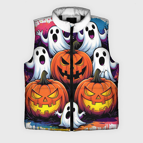 Мужской жилет Happy Halloween 25 / 3D-Черный – фото 1