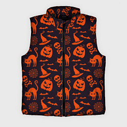 Мужской жилет Паттерн с символами праздника Хэллоуин