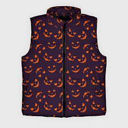 Мужской жилет Страшно веселый Halloween - паттерн, цвет: 3D-черный