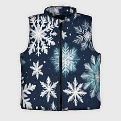 Мужской жилет Снежное небо, цвет: 3D-черный