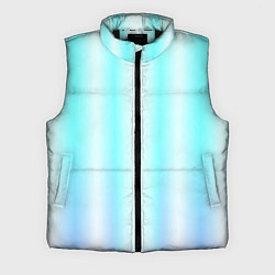 Мужской жилет Neon white blue lines, цвет: 3D-черный