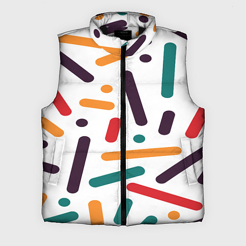 Мужской жилет Oval oil / 3D-Черный – фото 1