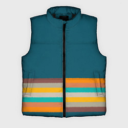 Мужской жилет Индиго и шумовой градиент заката с текстурой