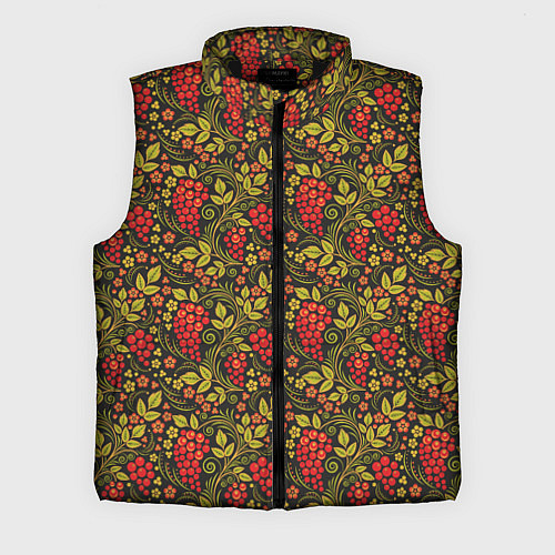 Мужской жилет Славянский узор / 3D-Черный – фото 1