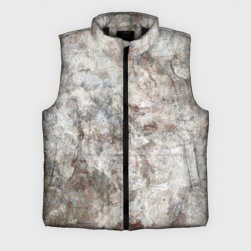 Мужской жилет Абстракция - gray limestone / 3D-Черный – фото 1
