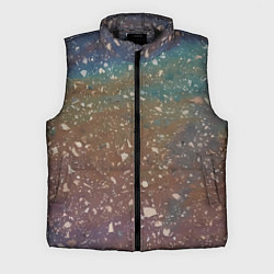 Мужской жилет Мокрый маслянный асфальт