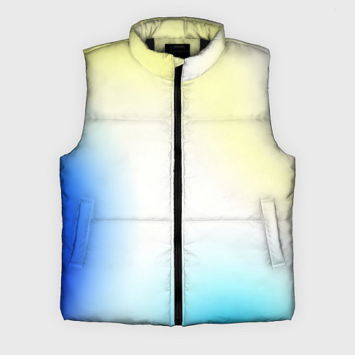Мужской жилет Color yellow blue white / 3D-Черный – фото 1