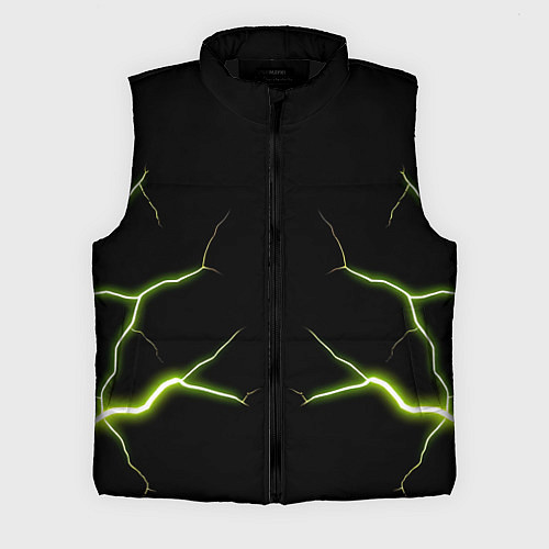 Мужской жилет Color green black / 3D-Черный – фото 1