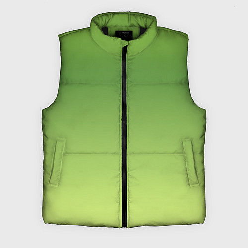 Мужской жилет Color green yellow / 3D-Черный – фото 1
