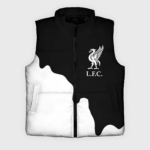 Мужской жилет Ливерпуль краски разводы / 3D-Черный – фото 1