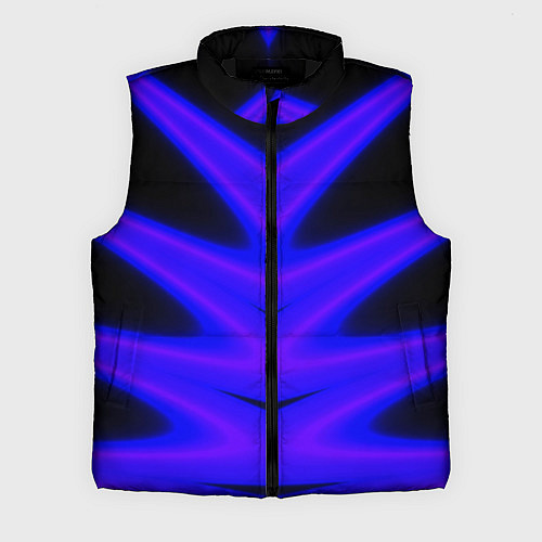Мужской жилет Color neon blue / 3D-Черный – фото 1