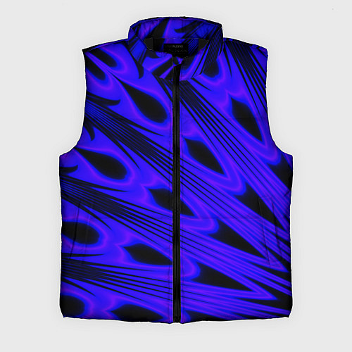 Мужской жилет Color neon blue / 3D-Черный – фото 1