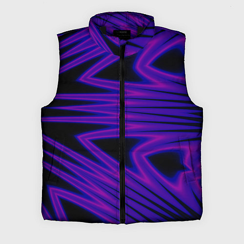 Мужской жилет Color neon blue / 3D-Черный – фото 1