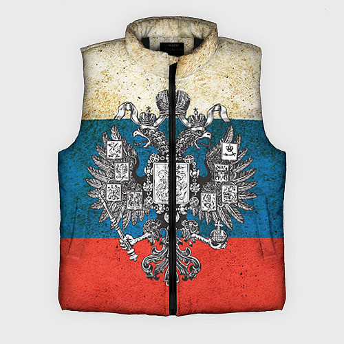 Мужской жилет Герб имперской России / 3D-Черный – фото 1